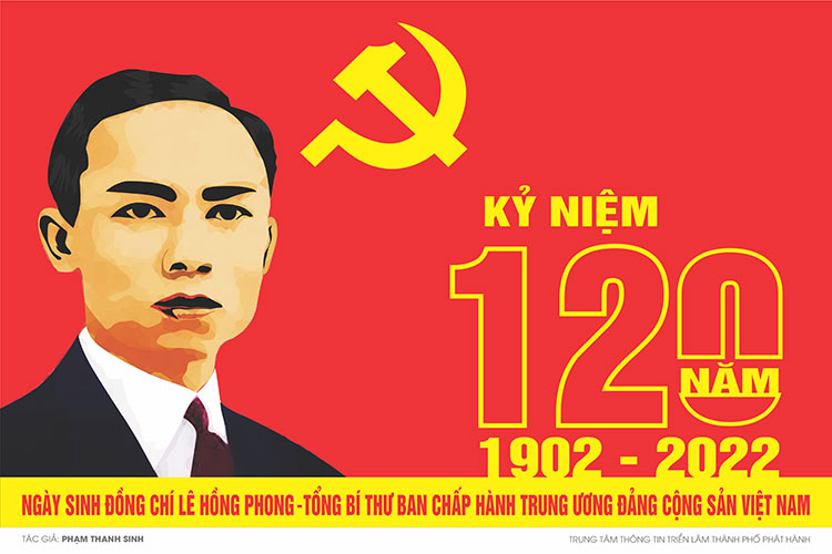 Image: Kỷ niệm 120 năm ngày sinh đồng chí Lê Hồng Phong (1902 - 2022)