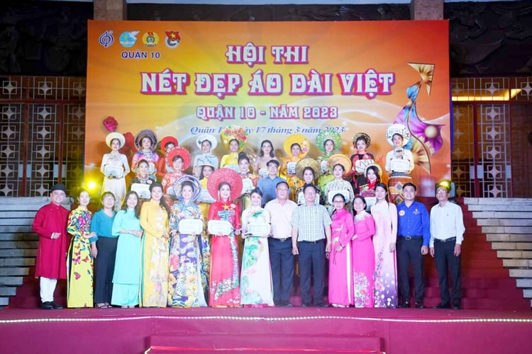 Image: Hội thi “Nét đẹp áo dài Việt” Quận 10 - năm 2023