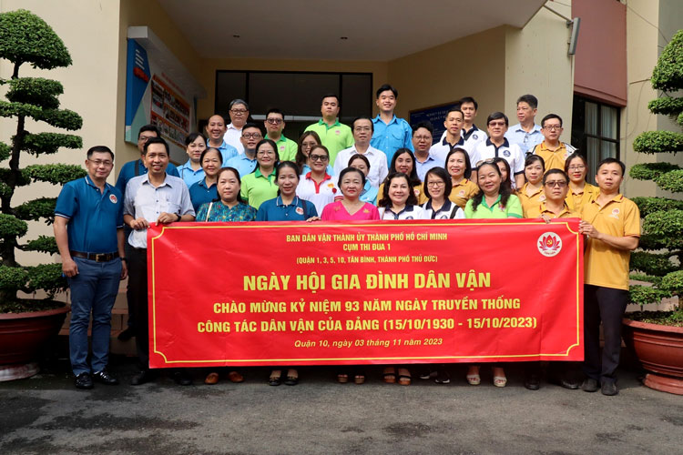 Image: Ban Dân vận Thành ủy Thành phố Hồ Chí Minh tổ chức Ngày hội Gia đình Dân vận